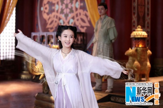 赵丽颖《花千骨》醉酒斗香 锋芒初露仙味浓