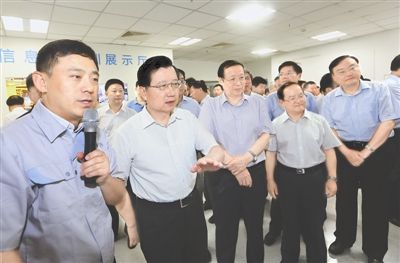 江西省党政代表团在合肥学习考察 强卫鹿心社