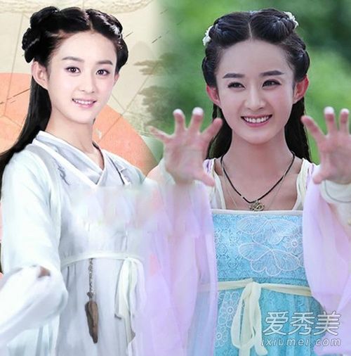 《<em>花千骨</em>》热播 女主赵丽颖整容前后对比照差