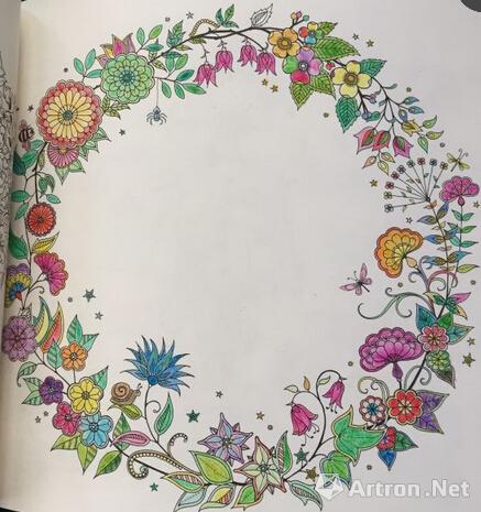 涂色书《秘密花园》火爆 看读者如何脑洞大开