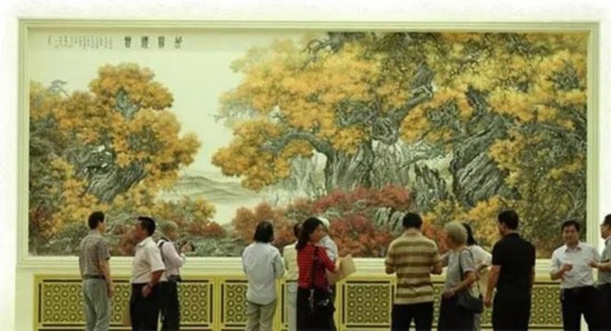 人民大会堂金色大厅画作更新了！一起来看看大会堂悬挂过的13幅珍贵书画-爱财经网