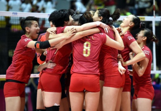 中国女排险胜美国队 夺冠赢得大奖赛九连胜