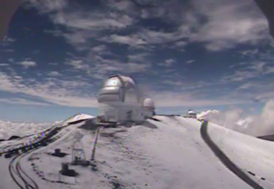 疯狂的大自然!炎热夏威夷迎来七月飞雪