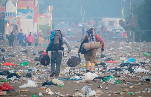 英國最大露天音樂節結束 留下近1700噸垃圾