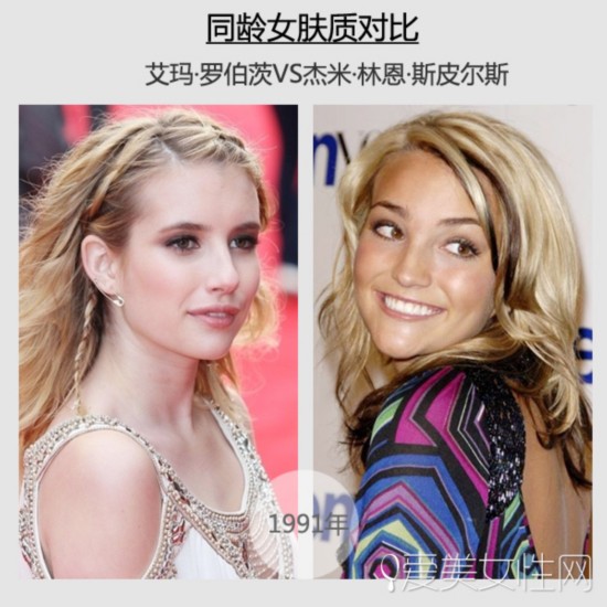 25岁长这样!同龄女星肤质对比谁更年轻?
