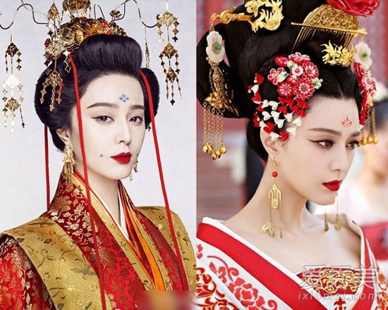 唐朝杨贵妃妆容图片