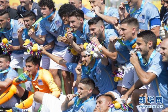 乌拉圭夺得第17届泛美运动会男子足球冠军