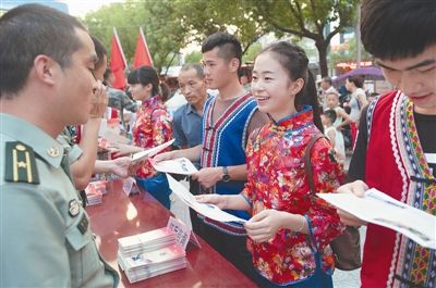 丽水:适龄青年踊跃报名参军 景宁全县已有780