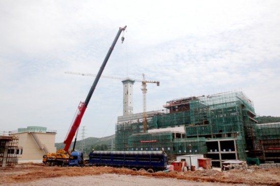 走访金寨海创--首个垃圾焚烧发电项目进展顺利