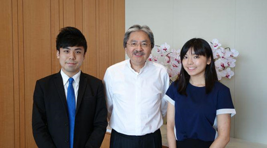 香港财政司司长曾俊华:年青人创意有助推动社会