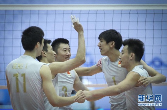 亚洲男排锦标赛:中国胜卡塔尔 晋级八强