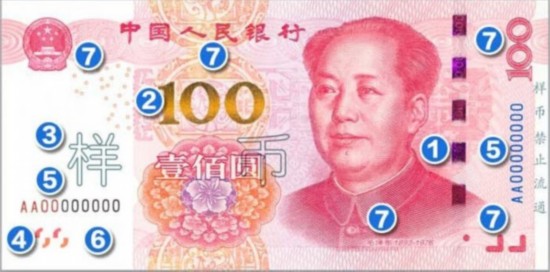 揭秘新版第五套100元人民币防伪特征