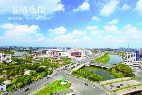 台风过后 盐城现醉人水晶天