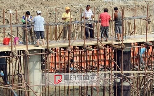 界首光武镇危桥改造架设 惠民桥