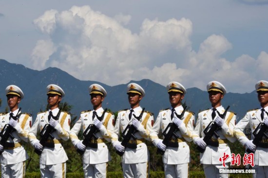 探访北京阅兵训练基地 阅兵徒步方阵紧张训练