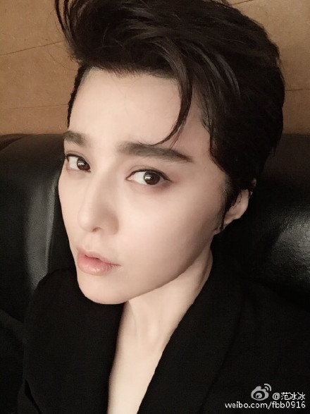 范冰冰干练短发神似李晨 夫妻相十足被催婚(图