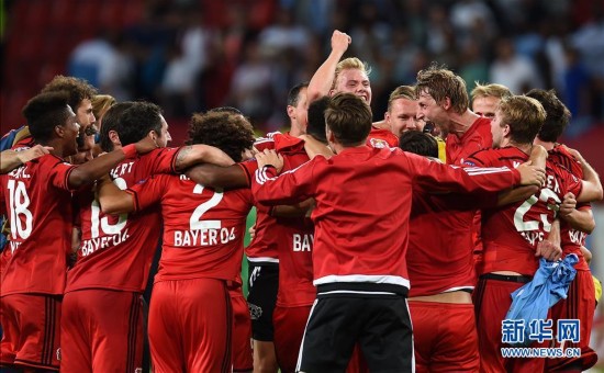 欧冠资格赛:勒沃库森队跻身欧冠正赛