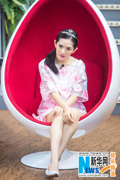 谢娜模仿功力大涨 自称女神还请多多包涵