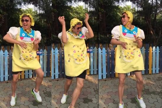 小花妹妹生日邓超扮婴儿魔性起舞 抓住每一次