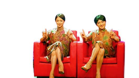 王祖蓝上金星秀 网友调侃:这不是双胞胎姐妹么