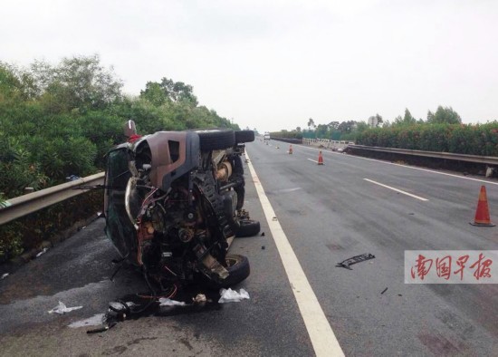 柳南高速来宾段特大交通事故 疲劳驾驶致5死1