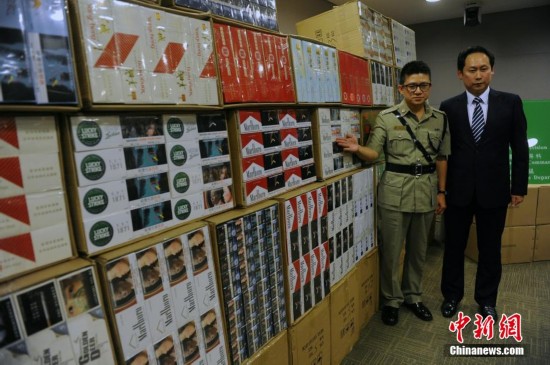 香港海关捣破一宗涉嫌走私香烟案