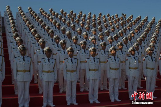 抗战胜利70周年阅兵:晨曦中的准备