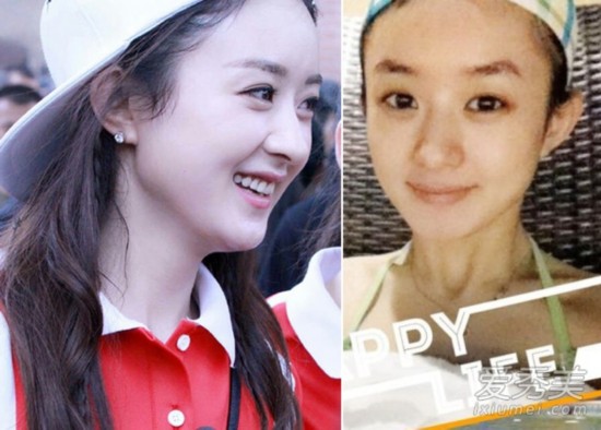 柳岩Baby黄灿灿赵丽颖 明星网红卸妆要人命(图