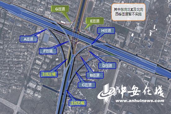 未来承担合肥新东二环交通重任的郎溪路,将从裕溪路高架起步,向南跨过