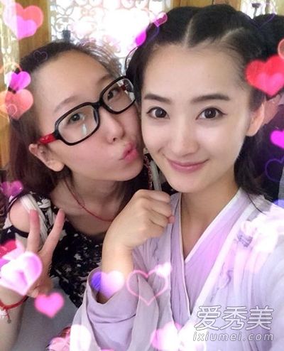 《花千骨》赵丽颖替身李可曝光 相似度90%