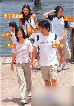 相当少见的明星全家福 超温馨