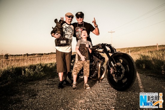 胡军美国机车大片 诠释真男人骑士精神