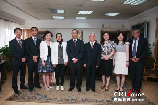 中国国际广播电台副台长夏吉宣会见埃及广电联