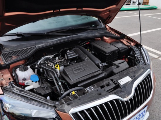 斯柯达 1.4TSI DSG 发动机主体特写