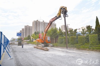 盐城大丰金丰南路改造 预计2016年6月底完工