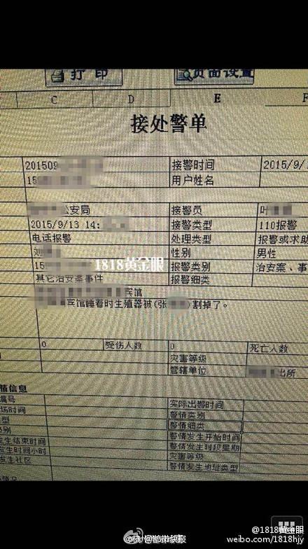 男子被情人剪生殖器 网友吐槽看到都隐隐感觉