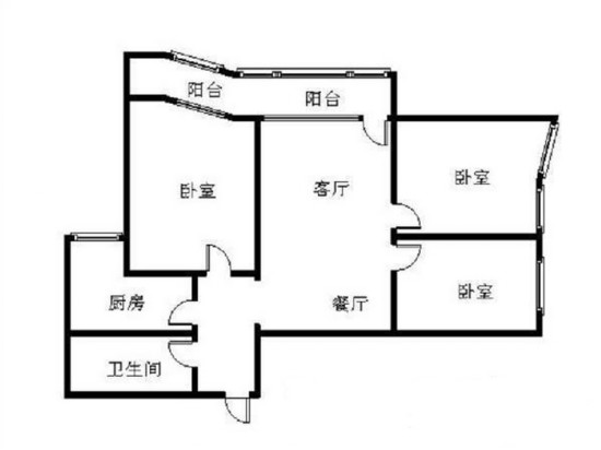 知春嘉园-三居室-115.00平米-装修设计