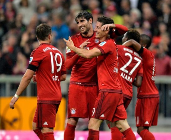 (比赛集锦)莱万9分钟5球回放 瓜帅表情醉了