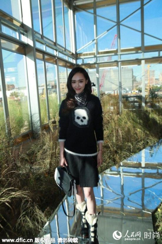 嫣李宇春 看亚洲女星征战2016纽约春夏时装周