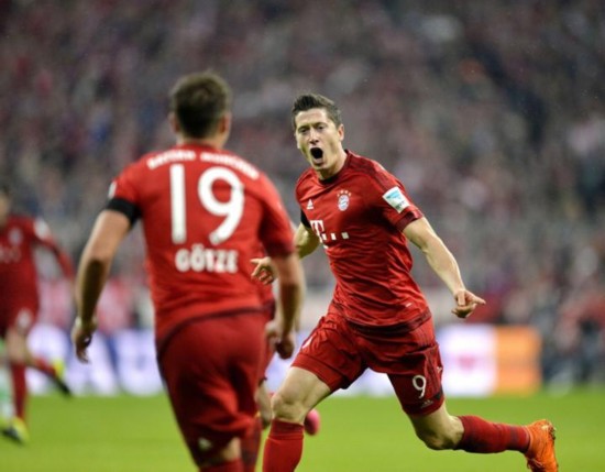 (比赛集锦)莱万9分钟5球回放 瓜帅表情醉了