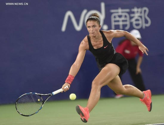 (SP)CHINA-GUANGZHOU-TENNIS-INTERNATIONAL WOMEN'S OPEN-QUARTERFINAL