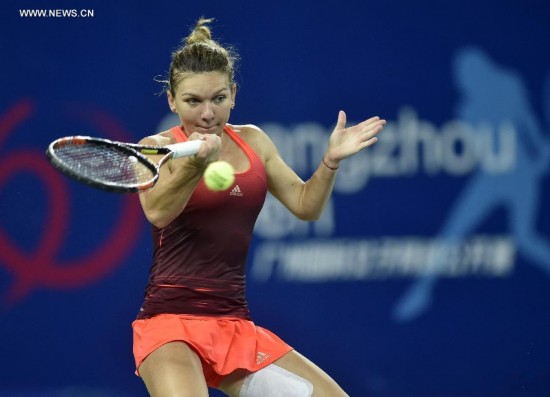 (SP)CHINA-GUANGZHOU-TENNIS-INTERNATIONAL WOMEN'S OPEN-QUARTERFINAL