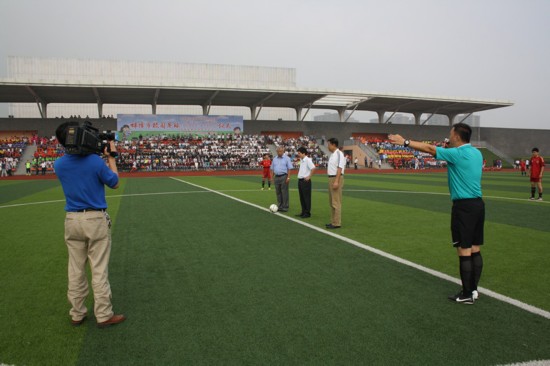 蚌埠市举行青少年校园足球五合一启动仪式