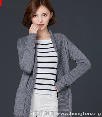 秋季中长款羊毛衫外套穿搭术 百搭御寒时髦很