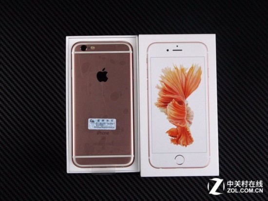 粉色迷情 玫瑰金色iPhone6s真机图赏