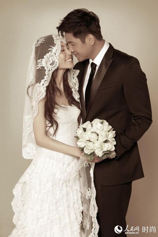 婚纱照造型_婚纱照造型新娘造型