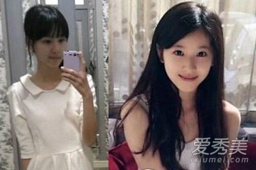 明星撞脸照:小耳朵陈都灵与奶茶妹变双胞胎