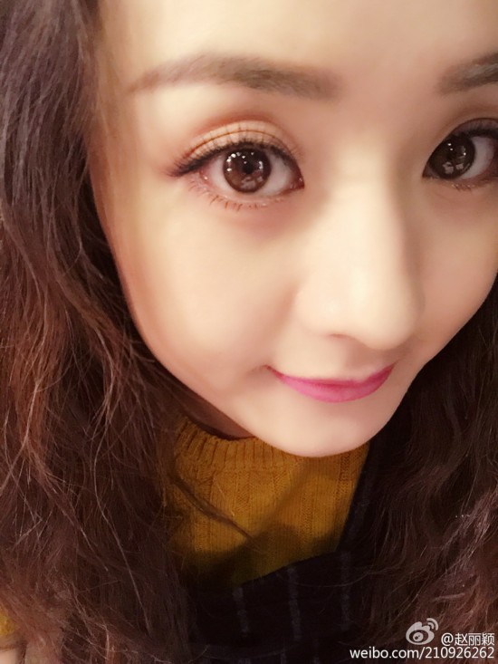 赵丽颖晒自拍称变瘦 欲甩包子外号(图)