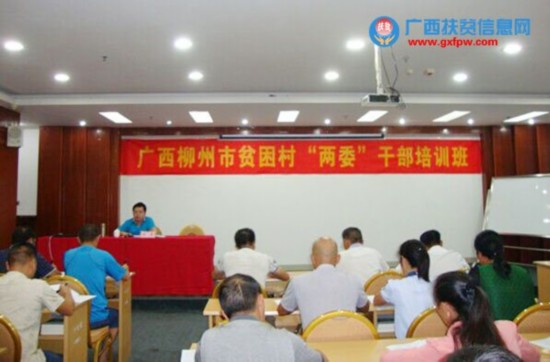 柳州市举办贫困村两委干部培训班
