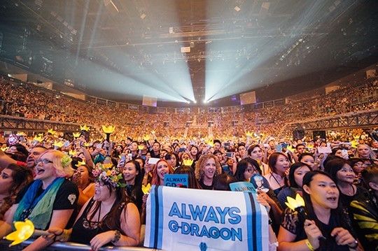 Bigbang世界巡演北美站开启 粉丝狂热气氛爆棚